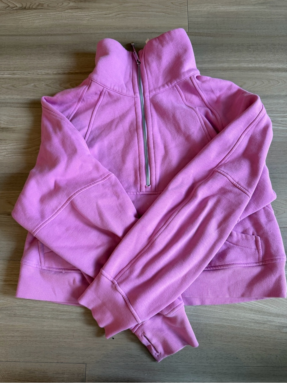 lululemon athletica Pink Half-Zip Pullover Jacket